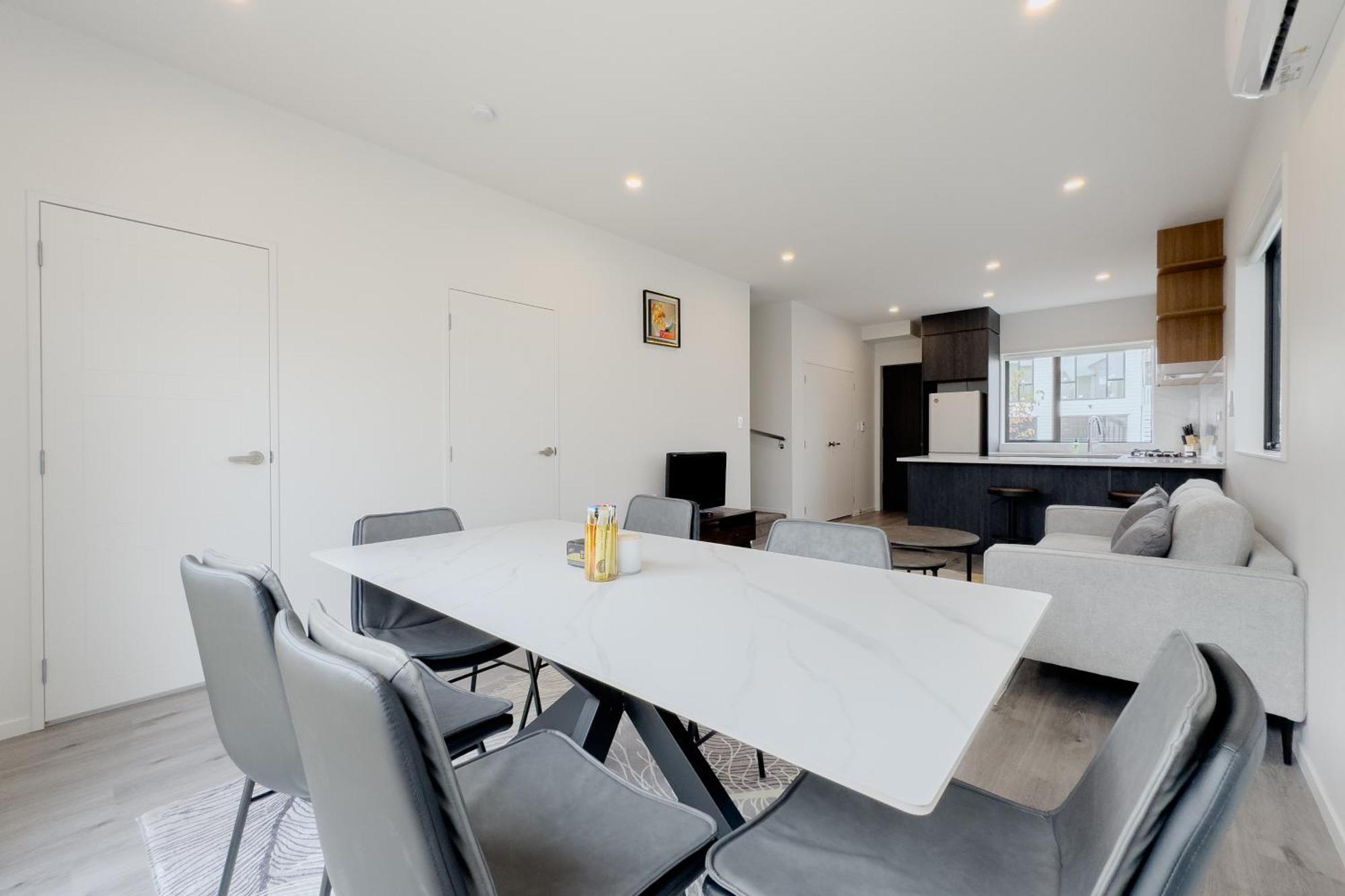Modern 3-Bds Townhouse In South Auckland Villa Exterior photo