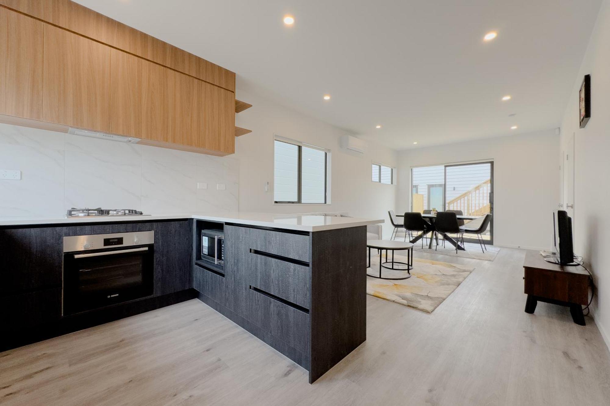 Modern 3-Bds Townhouse In South Auckland Villa Exterior photo