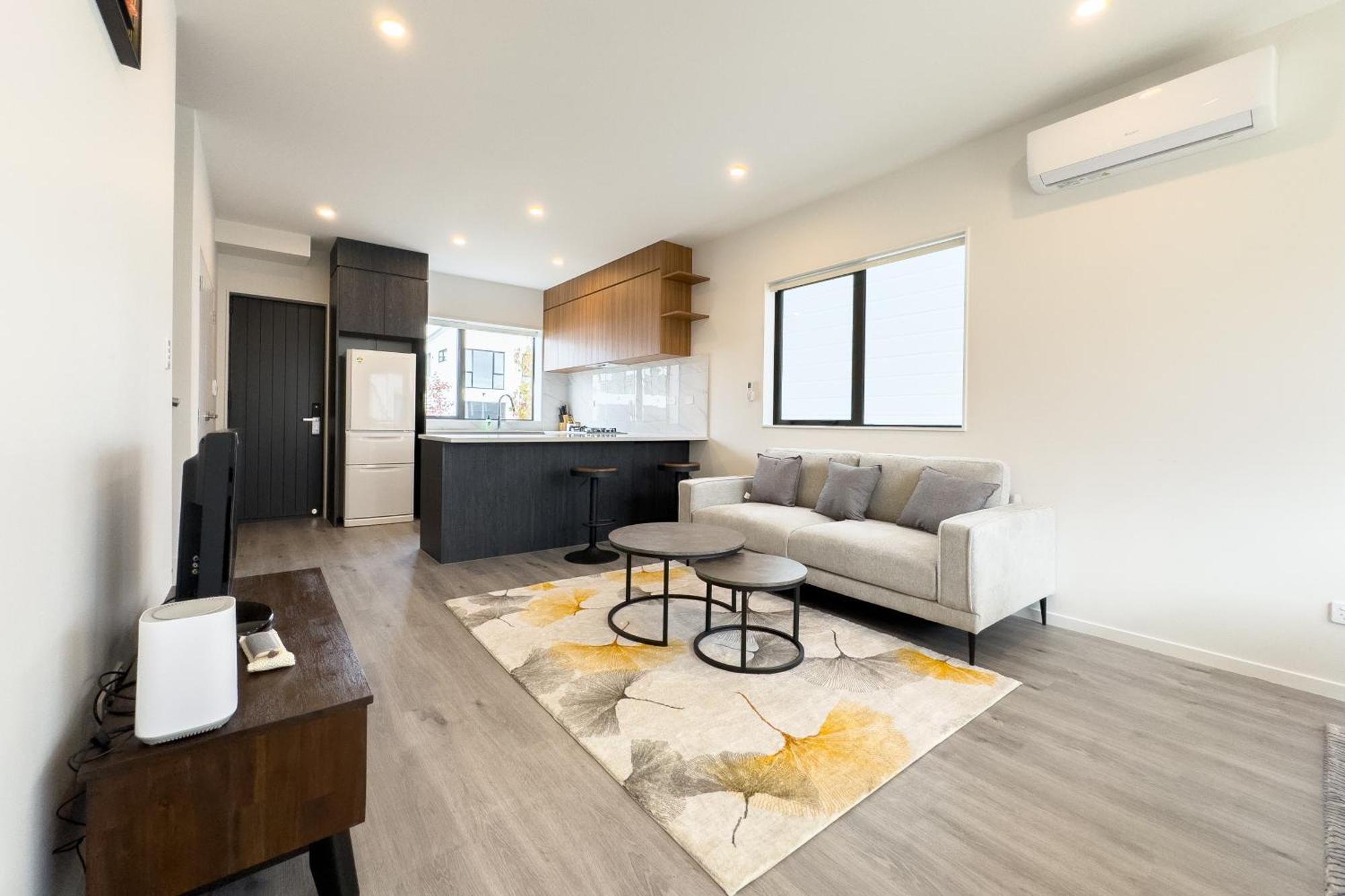 Modern 3-Bds Townhouse In South Auckland Villa Exterior photo
